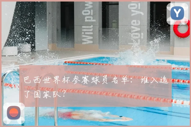 巴西世界杯参赛球员名单:谁入选了国家队?
